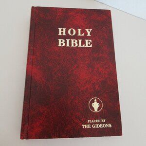 Holy Bible Placed by the Gideons Hardcover King James Version Old & New